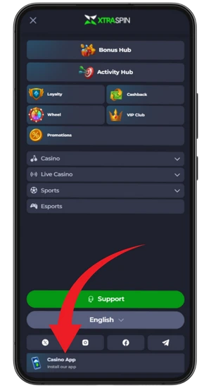 Download button for Chicken Road APK
