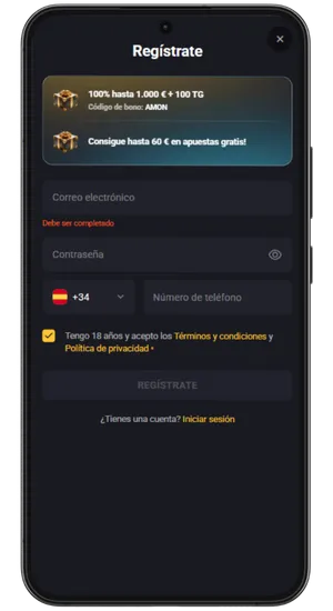 Botón de descarga de la app Chicken Road en el menú