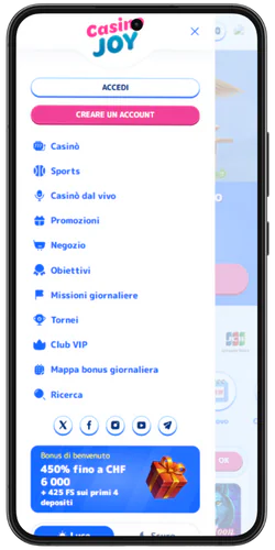 Trova il pulsante APP