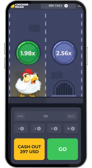Chicken Road 2,56x winst