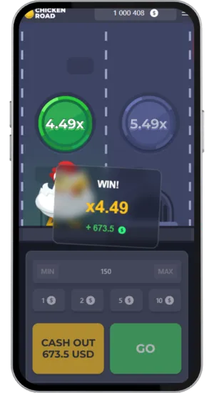 Chicken Road x4.49 winst