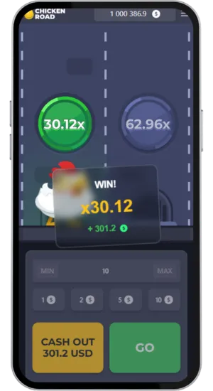 Экран выплаты с крупным выигрышем